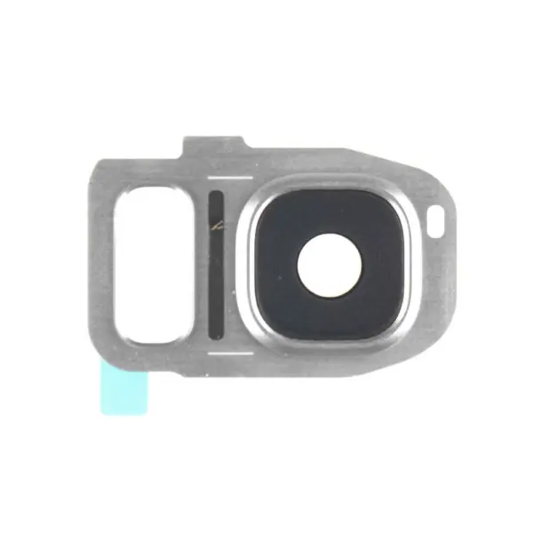 Samsung Galaxy S7 Edge camera lens zilver