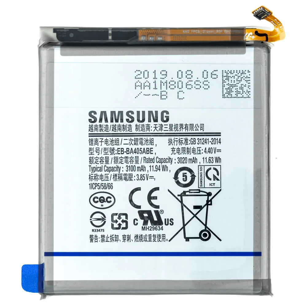 uitlokken Warmte Trein Samsung Galaxy A40 batterij (origineel) kopen? | Fixje