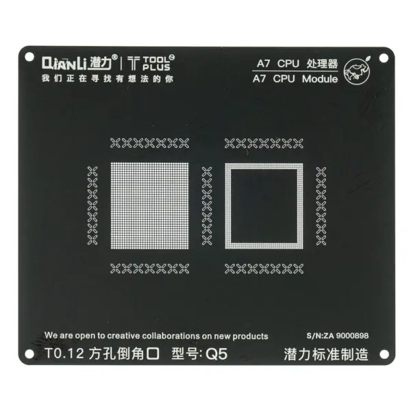 Qianli iPhone 5s reball stencil CPU module 2D