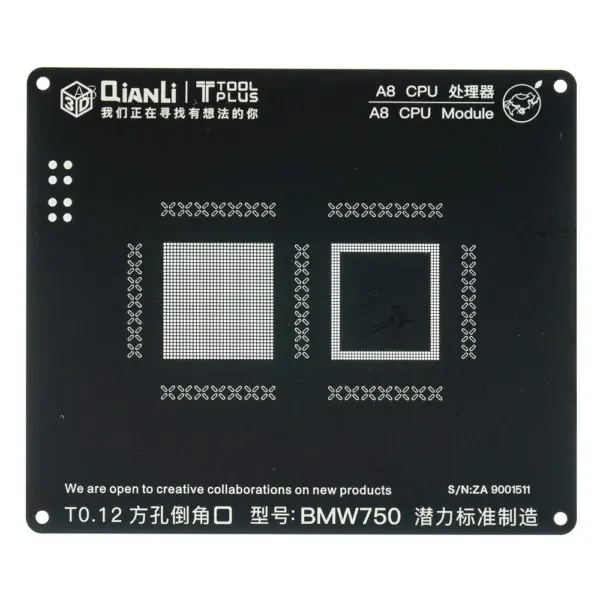 Qianli iPhone 6S/6SP/SE reball stencil CPU module 3D