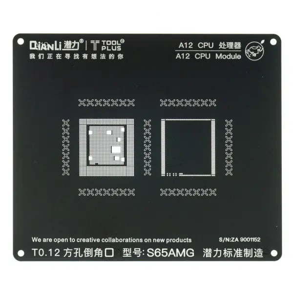 Qianli iPhone XS/Xs Max/Xr reball stencil CPU module 2D