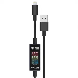 AV-Line ampèremeter (Lightning naar USB)