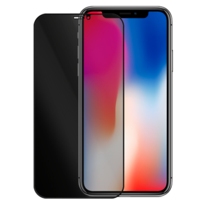 iPhone X privacy tempered glass