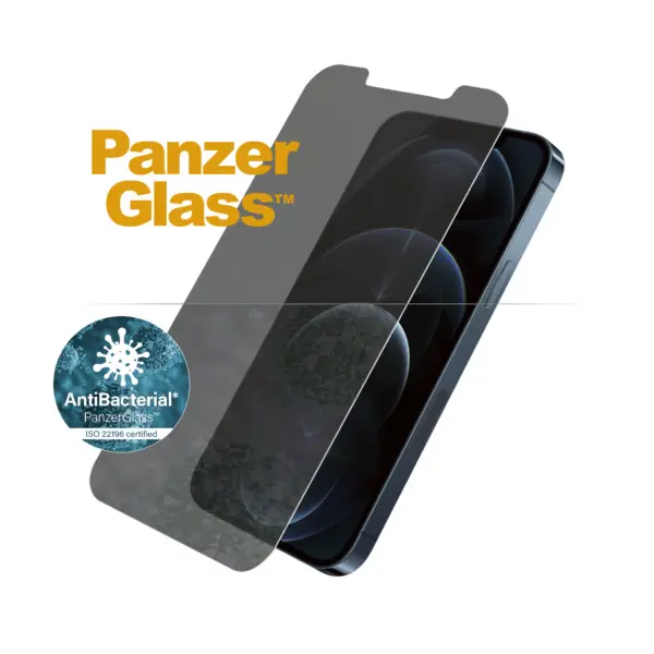 PanzerGlass Apple iPhone 12 Pro Max Privacy - Anti-Bacterial - SUPER+ Glass 1