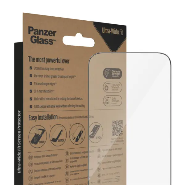 PanzerGlass Ultra-Wide Fit Apple iPhone 14 Pro Screenprotector Glas 5