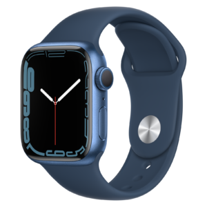 Apple Watch Series 7 41mm - Blauw Aluminium Blauw Sportband