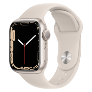 Apple Watch Series 7 41mm - Sterrenlicht Aluminium Sterrenlicht Sportband