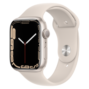 Apple Watch Series 7 45mm - Sterrenlicht Aluminium Sterrenlicht Sportband