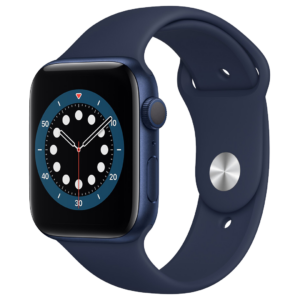Apple Watch Series 6 44mm - Blauw Aluminium Blauw Sportband