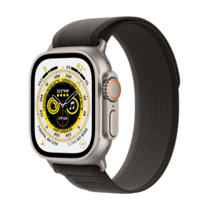 Apple Watch Ultra 49mm - Trail Band Zwart/Grijs