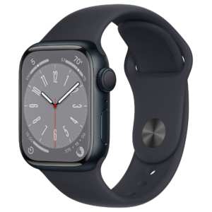 Apple Watch Series 8 41mm - Middernacht Aluminium Middernacht Sportband