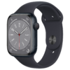 Apple Watch Series 8 45mm - Middernacht Aluminium Middernacht Sportband
