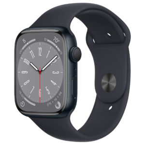 Apple Watch Series 8 45mm - Middernacht Aluminium Middernacht Sportband