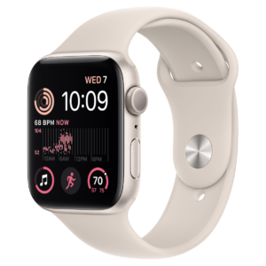 Apple Watch SE 2 (2022) 44mm - Sterrenlicht Aluminium Sterrenlicht Sportband