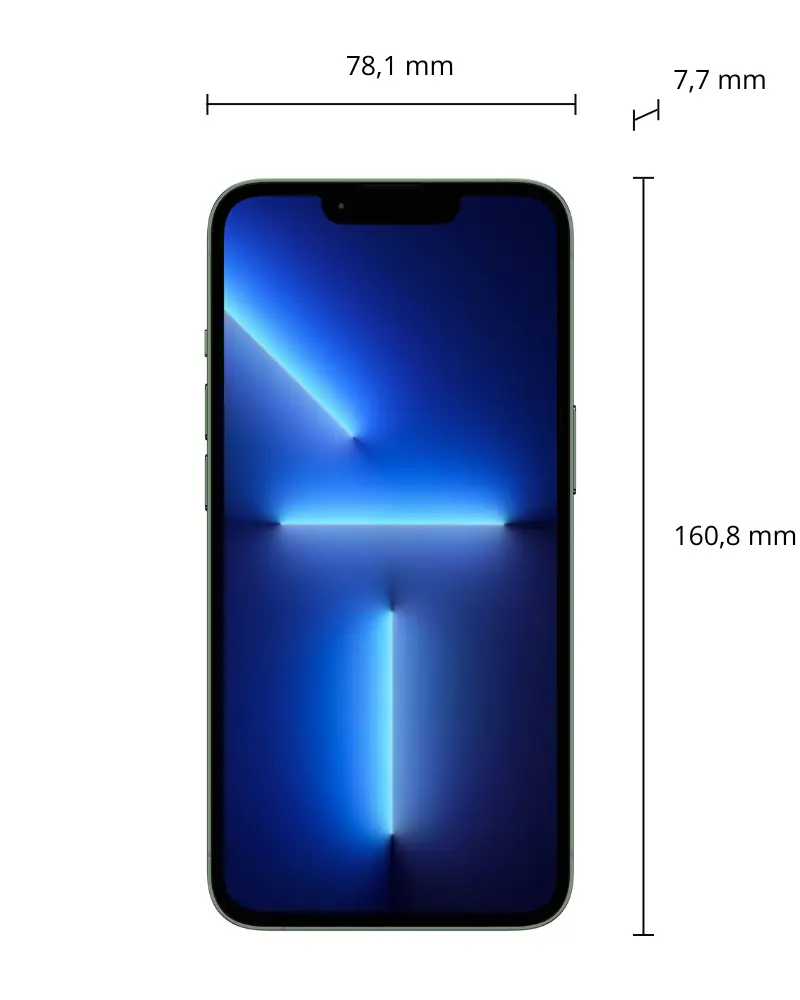 iPhone 13 Pro Max afmetingen
