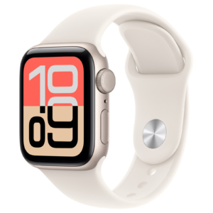 Apple Watch SE 3 (2025) 4G 40mm - Sterrenlicht Aluminium Sterrenlicht Sportband