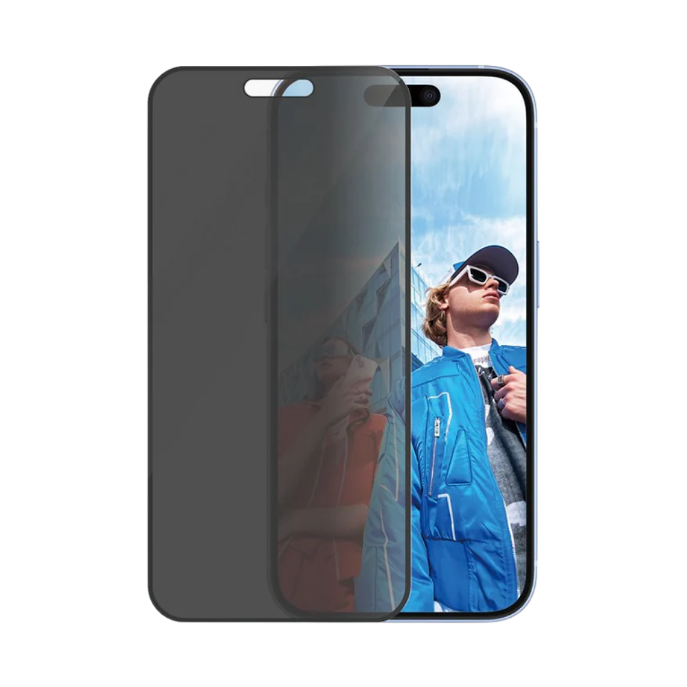 PanzerGlass ultra-wide fit iPhone 16 privacy screenprotector