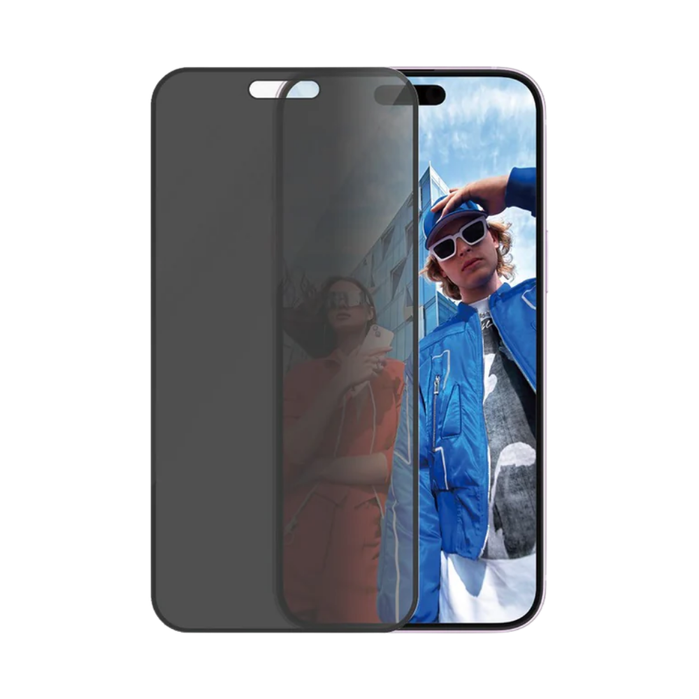 PanzerGlass ultra-wide fit iPhone 16 Plus privacy screenprotector